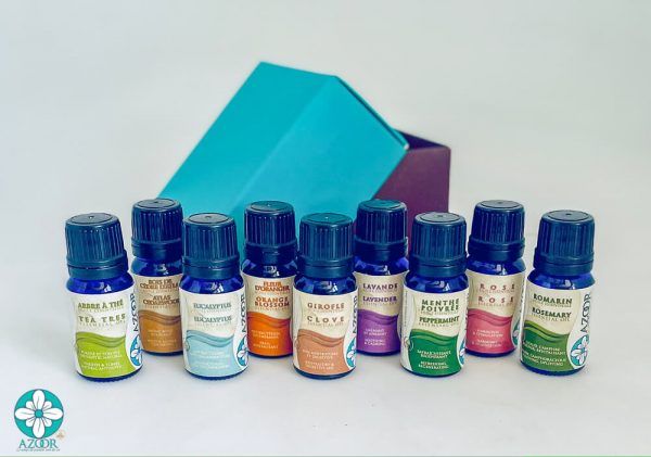 Pack 9 Essential Oils for Aromatherapy Azoor